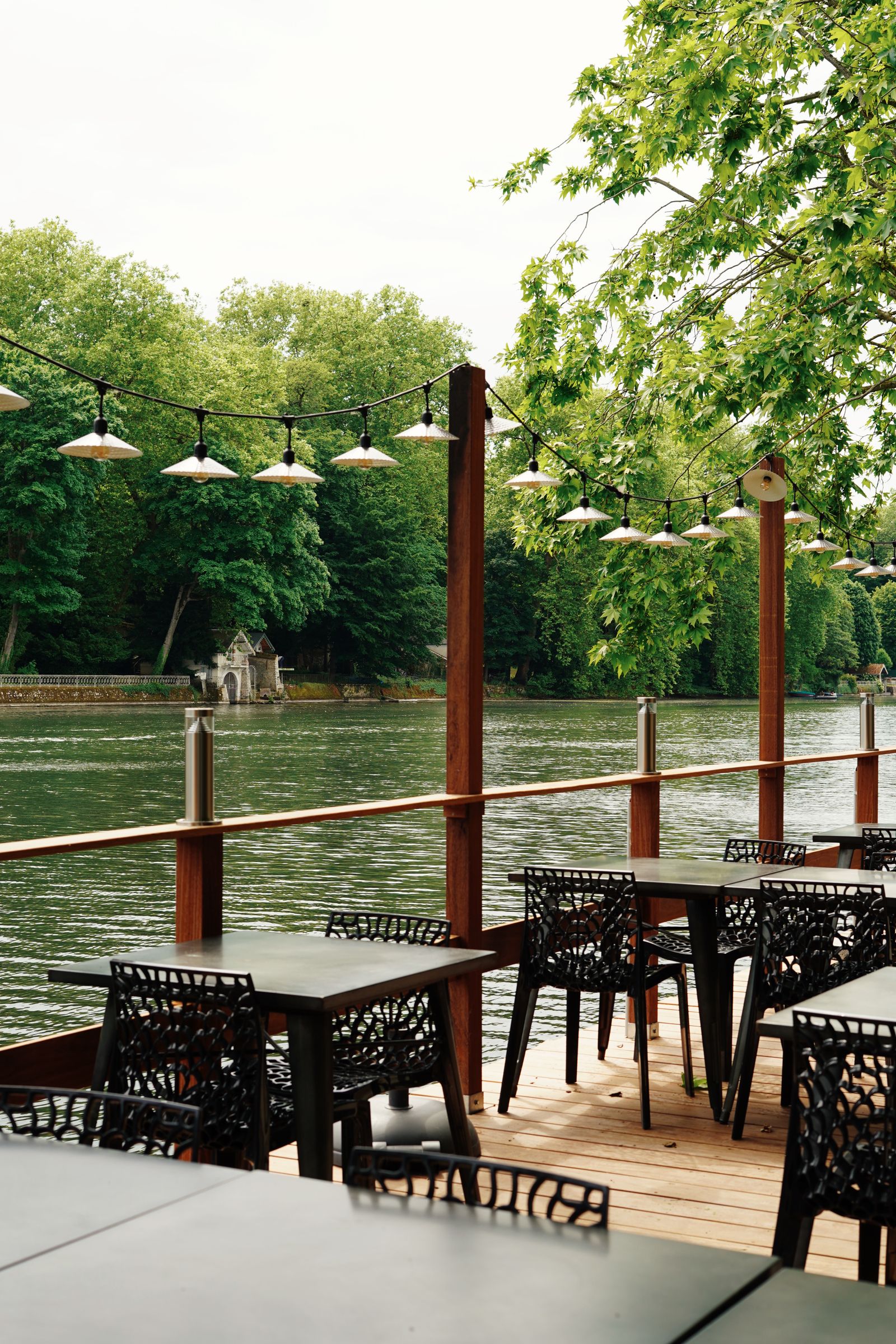 Illustrative waterfront dining